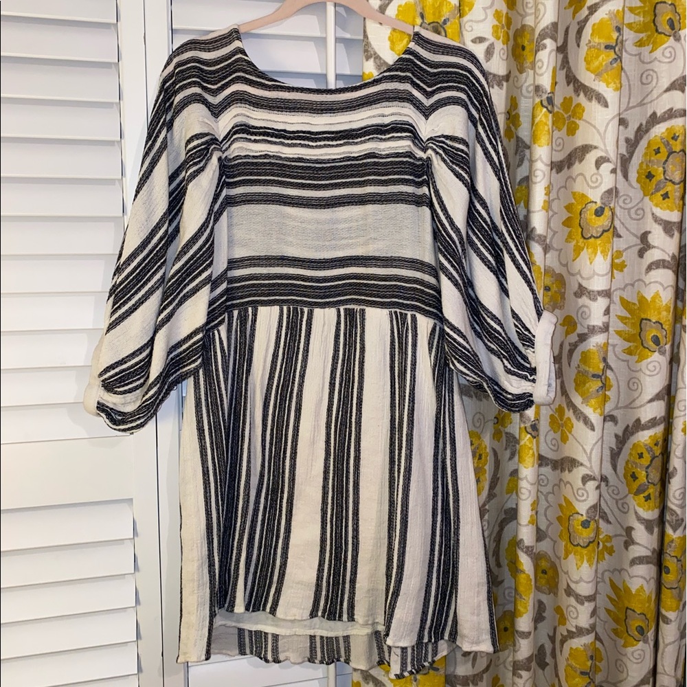Striped Gauze Free People Dress